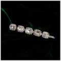 Rhinestone One-word Hairpin Side Chuck Clip
