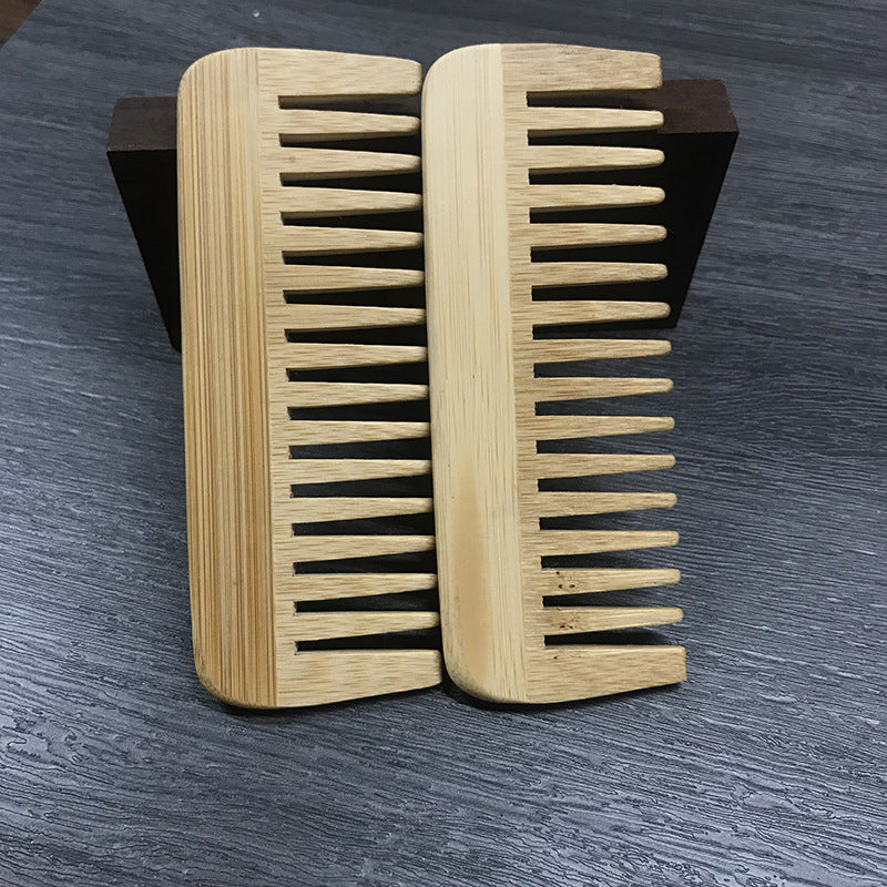 Wide-tooth Biodegradable Antistatic Wooden Comb