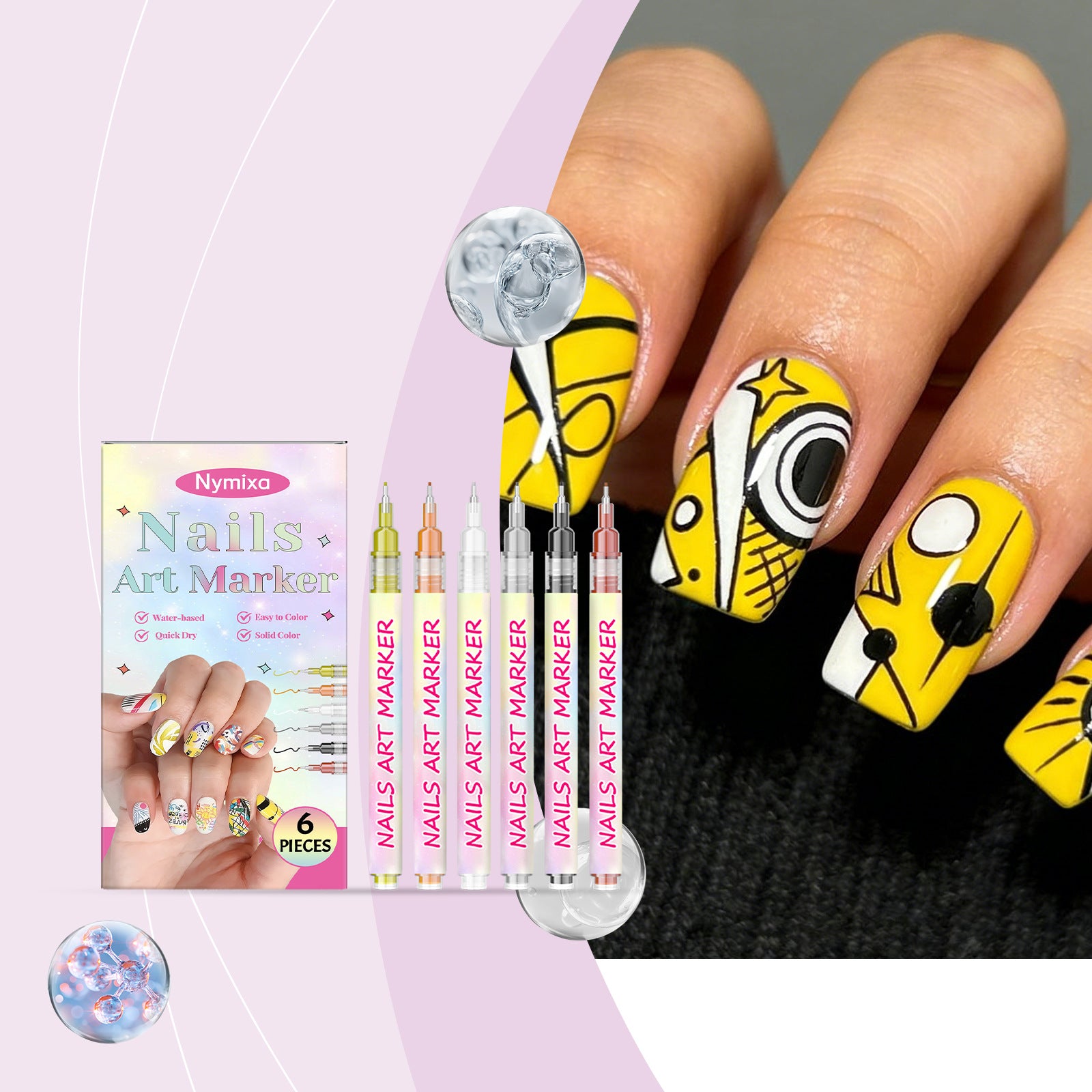 Nymixa Nail Art Graffiti Pen