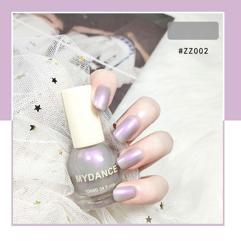 MyDance Non-peelable Long-lasting Pearl Polarized Girl Heart Nail Polish Net Red Fairy