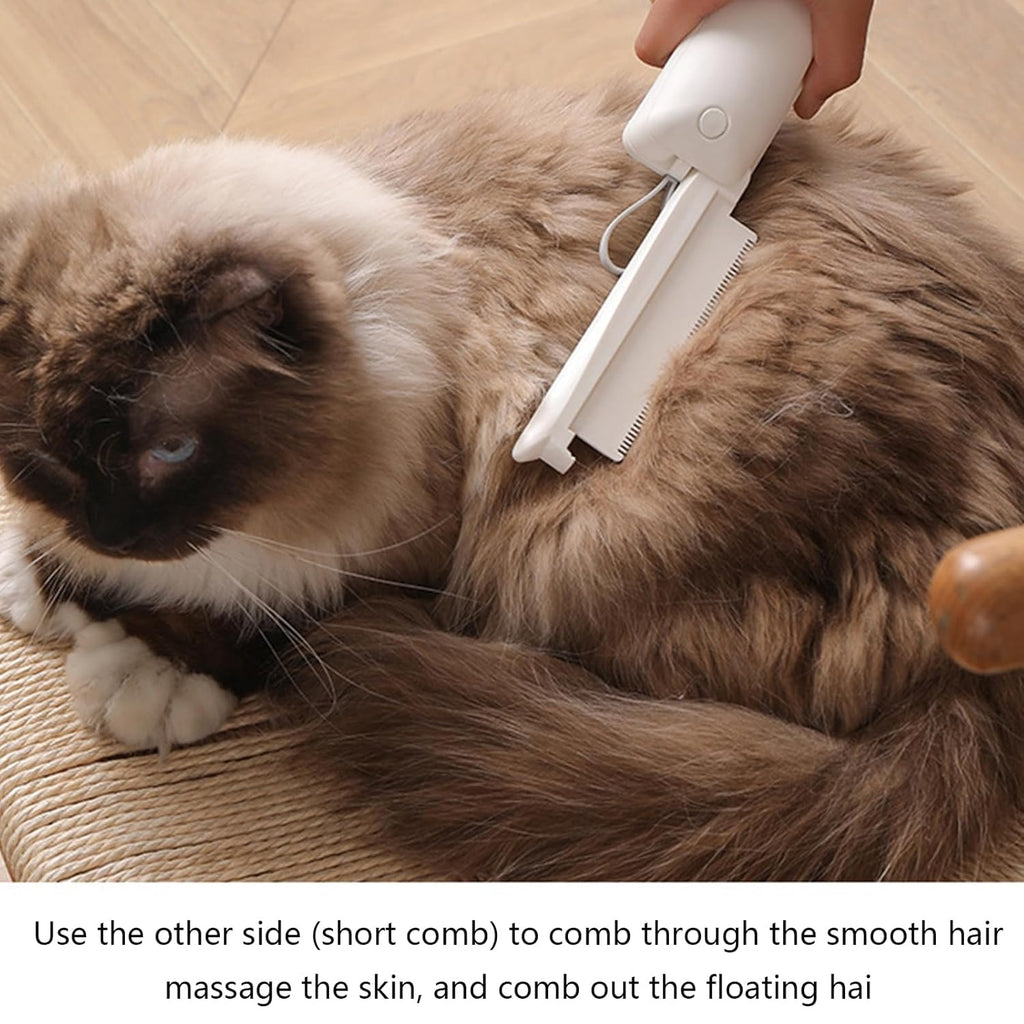 Dog Combs For Cat Comb With Rounded And Smooth Ends Teeth Professional Grooming Tool Lint Brush For Clothes