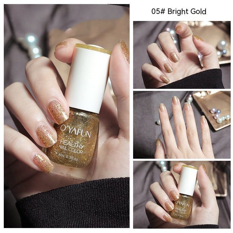 O'YAFUN Nail Polish New Water-based Long-lasting Quick-drying Transparent