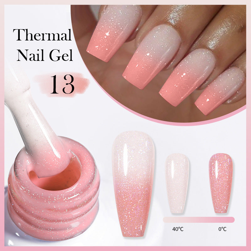 Thermal Nail Gel Simple Home Candy Gradient Color Change UV Polish