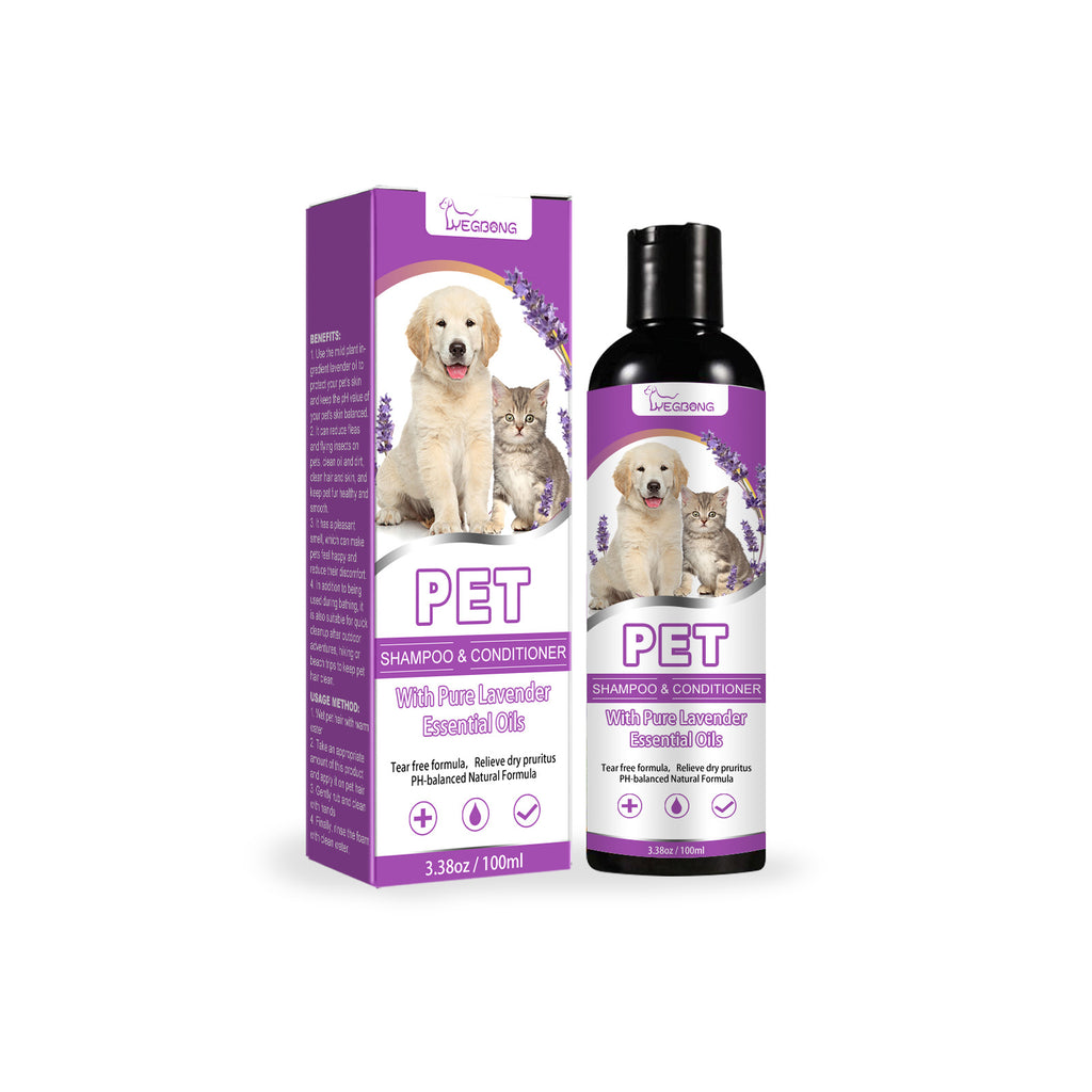 YegBong Pet Shampoo Pet Bath Relieve Skin Itching Hair Soft Non-knotted Shampoo