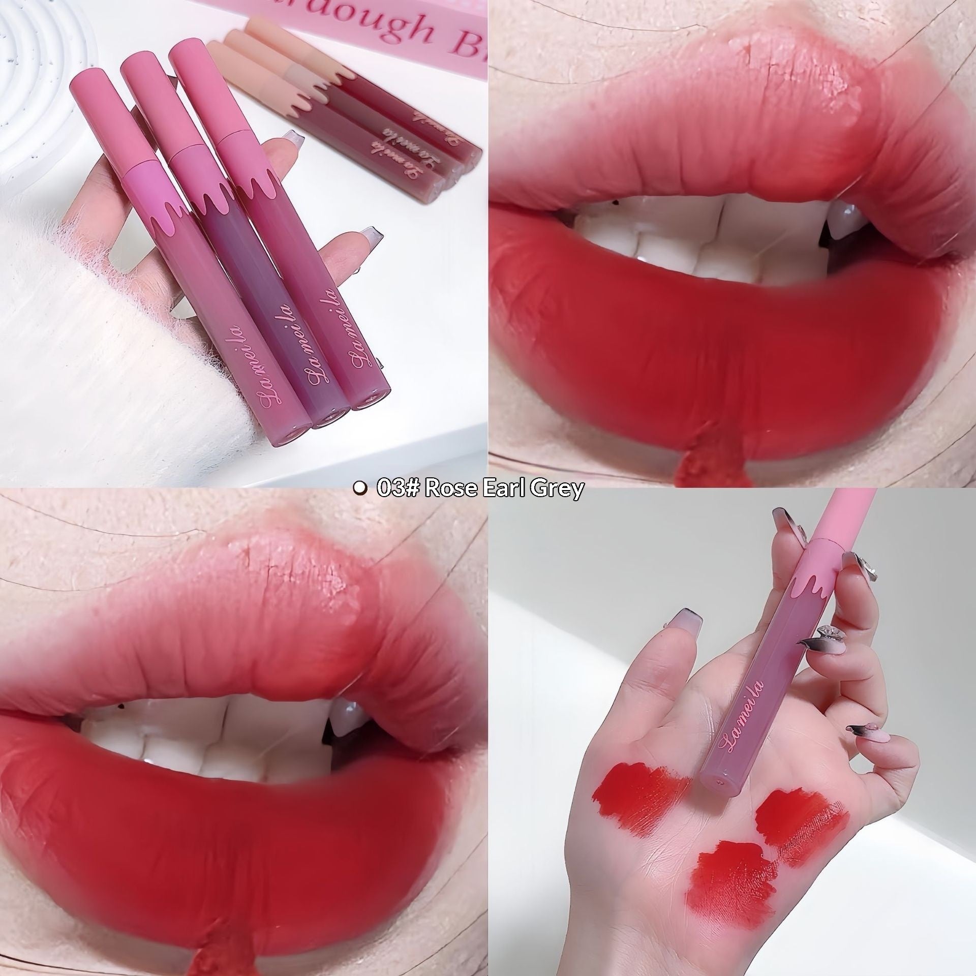 Silky Glass Lip Gloss Matte Moisturizing Lipstick