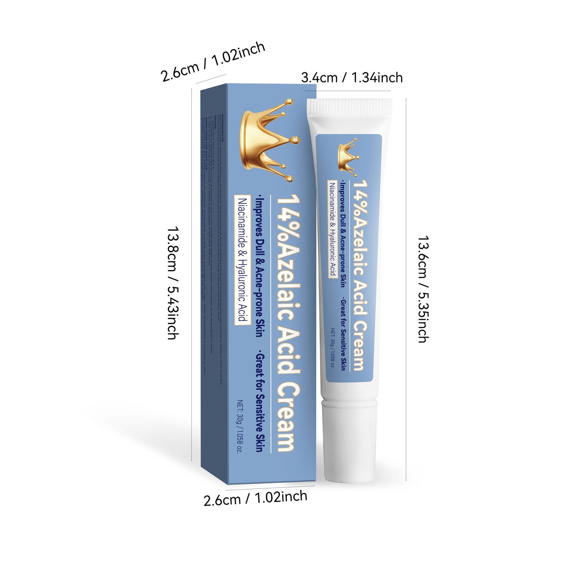 Azelaic Acid Cream 30g Blue