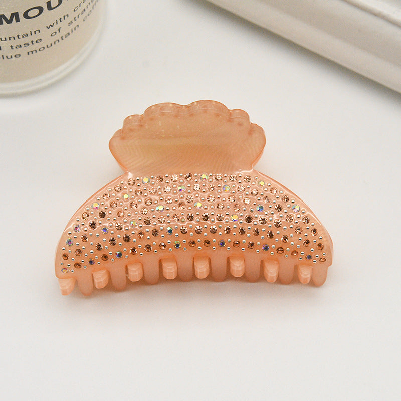 Fully-jeweled Crystal Women's Acrylic Fashion Grip
