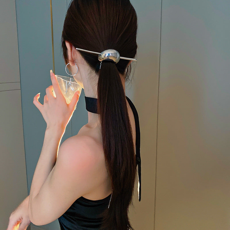 Women's Fashion Personality Moon Tassel Hairpin