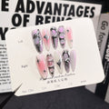 Niche Hot Girl Sweet Cool Metal Three-dimensional Nail Stickers