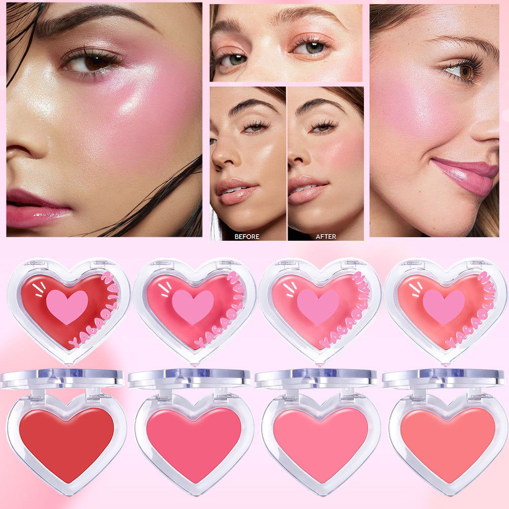 Yagaolian Blush Love Makeup Red Series Shimmer