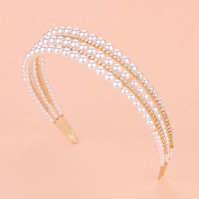 Lady Wedding Dress Lady Pearl Headband