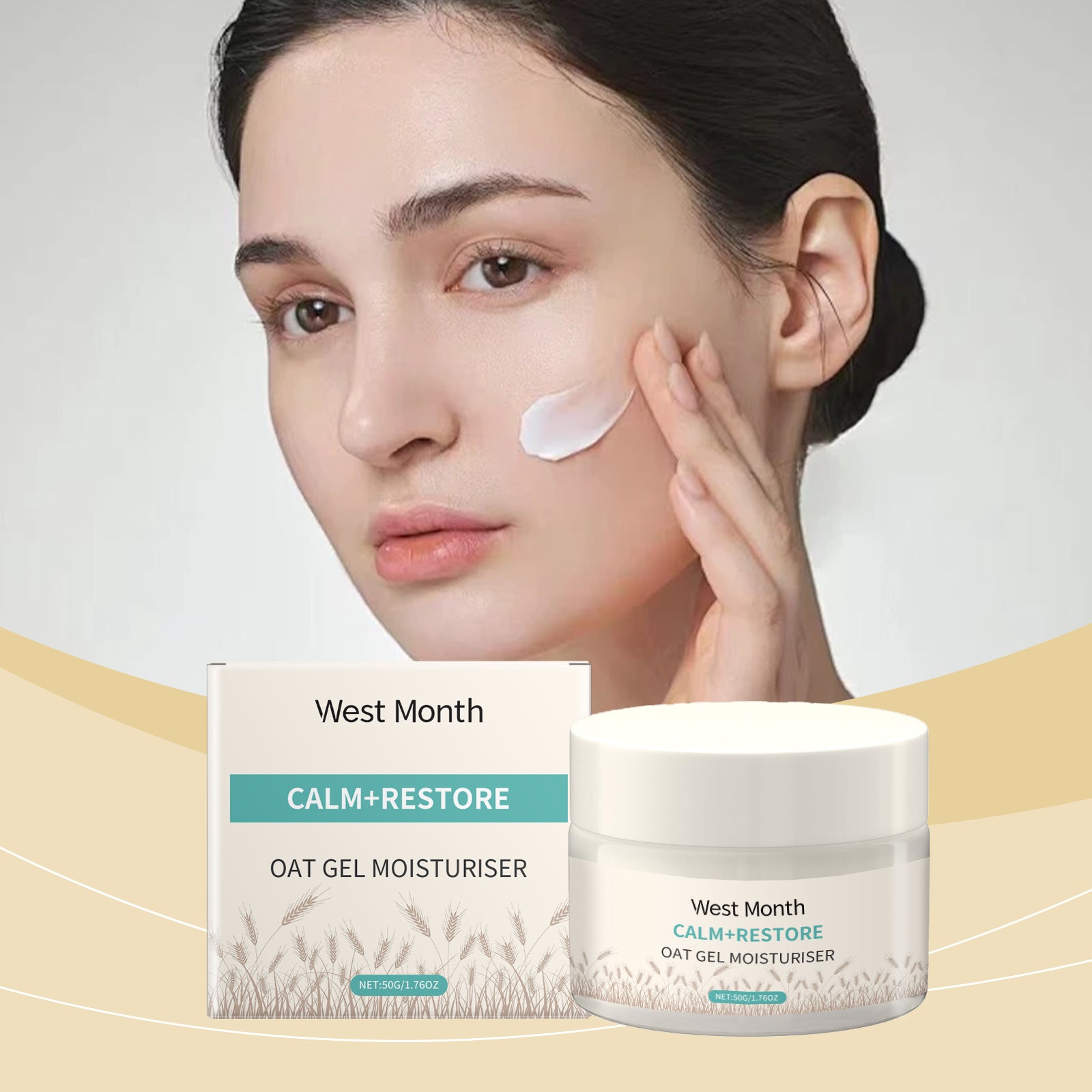 Oat Moisturizing Facial Cream Deep Nourishing
