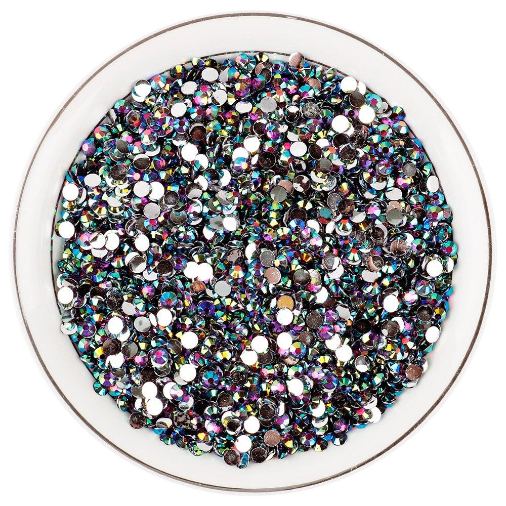 Resin Flat Magic Color Nail Rhinestone-sticking Handmade Ornament