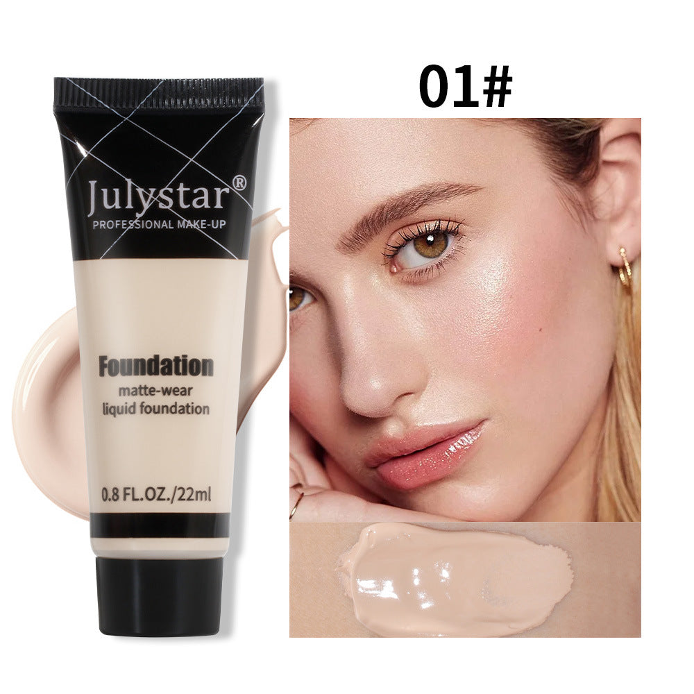 Beauty Facial Moisturizing Matte Liquid Foundation Oil Control And Waterproof