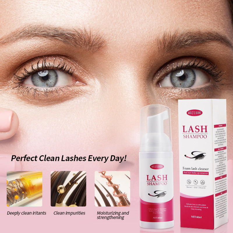 Mejis00 LASH SHAMPOO Mousse Eyelash Cleaning Solution