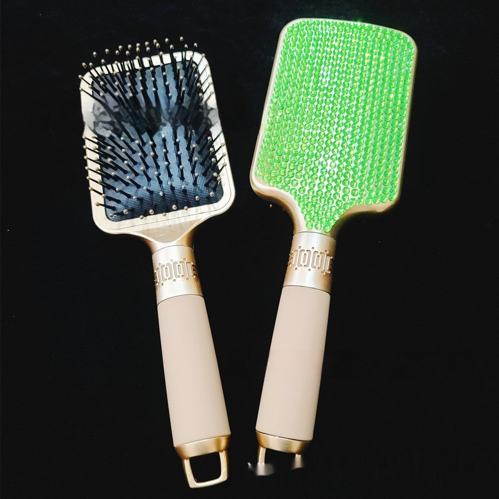 Airbag Massage Comb Air Cushion Comb Stick-on Crystals Hairdressing Supplies