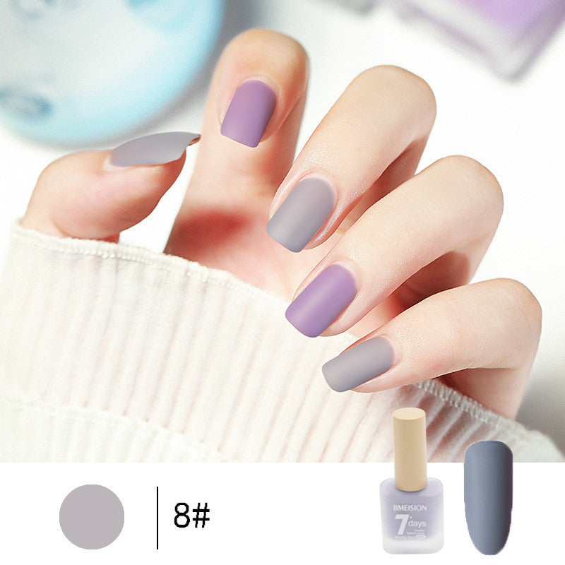 Bmision Frosted No-baking Quick-drying Nude Matte Nail Polish