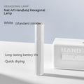 Hexagonal Small Portable Electric Storage Design Mini Nail Tip Heating Handheld Lamp