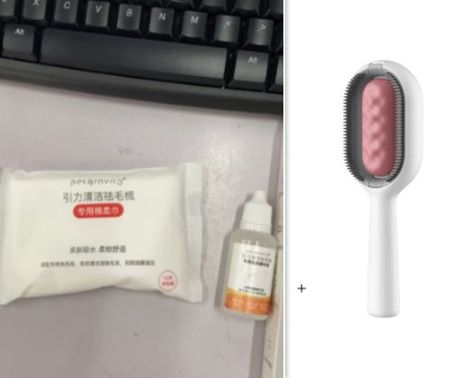 Gravity Hair Removal With Water Injection Cleaning Comb