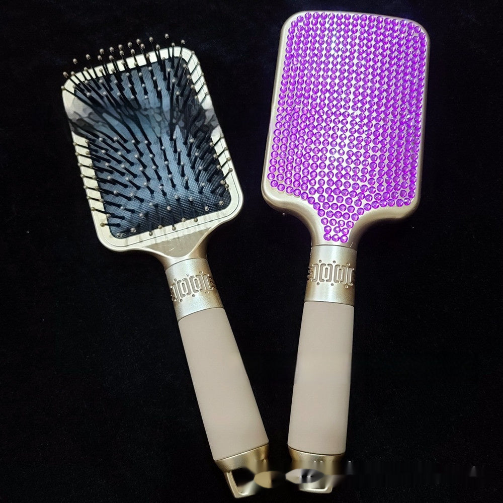 Airbag Massage Comb Air Cushion Comb Stick-on Crystals Hairdressing Supplies