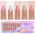 Nude Seamless Wear Armor Removable Nail Stickers