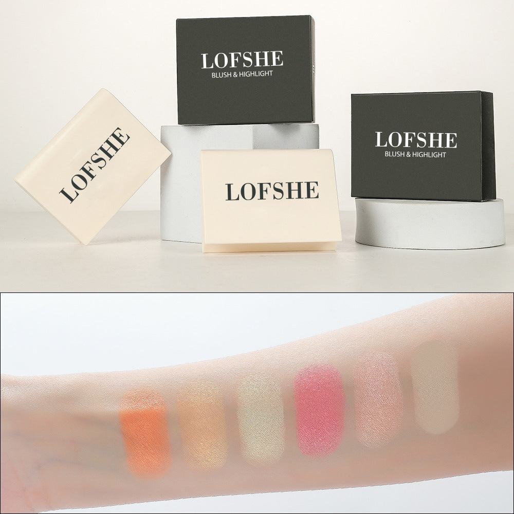 Lofshe Long-lasting Makeup And Gradient Blush All-in-one Palette