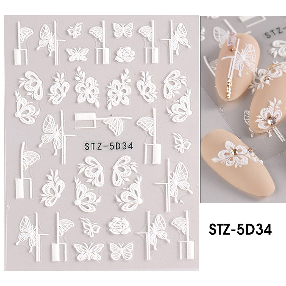 Ladies New Relief Nail Sticker