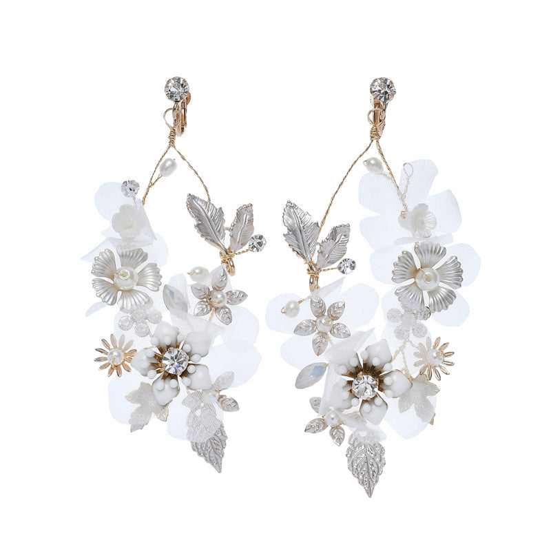 Handmade Hairpin Earrings And Comb Combination