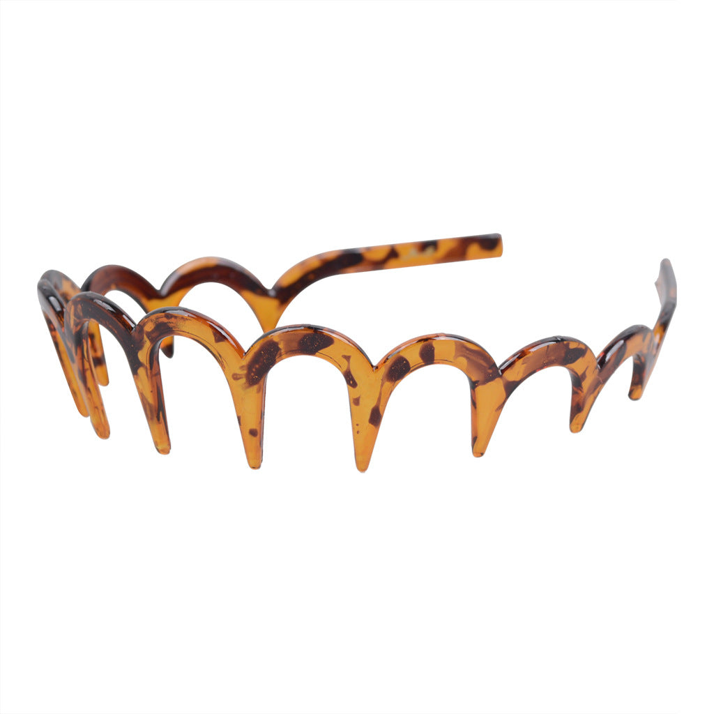 Drop-resistant Beef Tendon Toothed U-shaped Headband