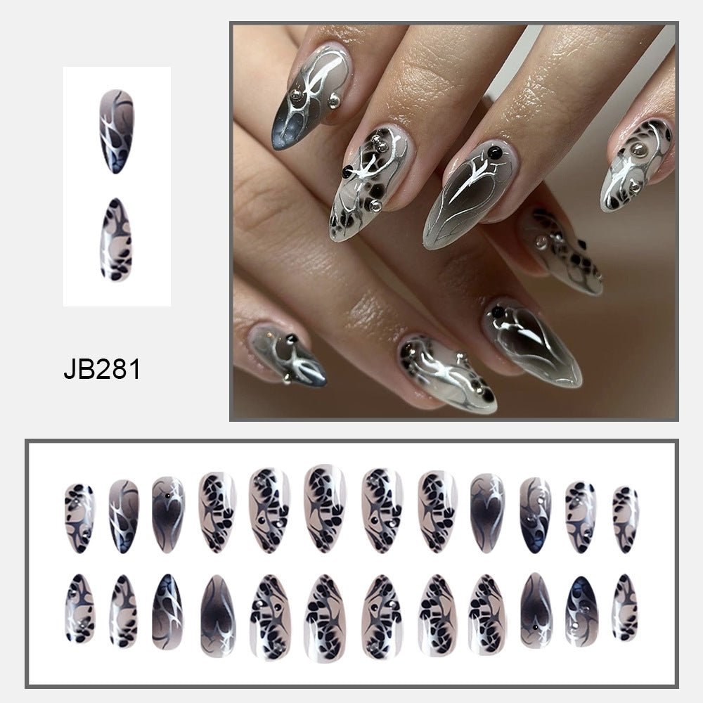 Almond Nail Patch Removable Finished Product
