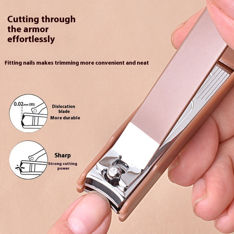 Nail Clippers Six-piece Set Anti-splash Large Opening