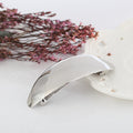 Fashion Women's Large Glossy Metal Barrettes Simple Fashion