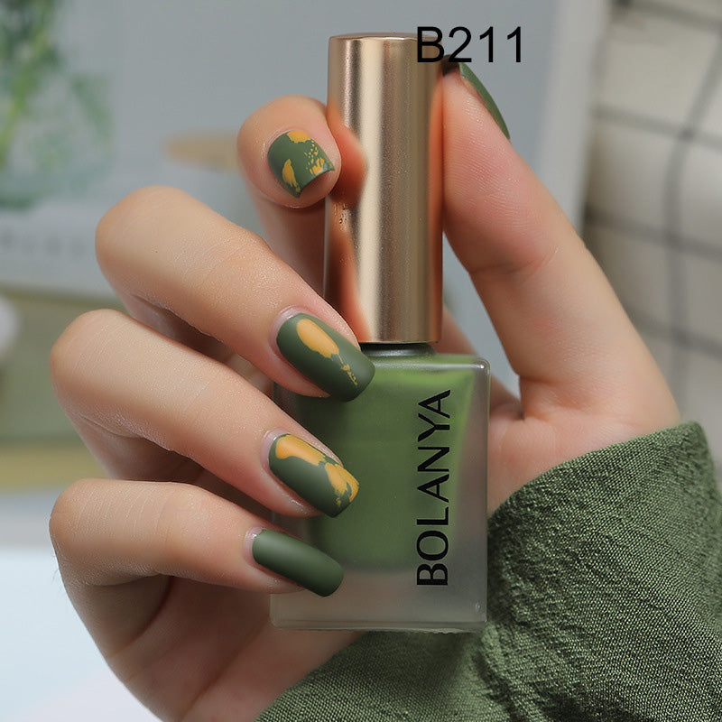 Bolanya No-bake Whitening Quick-drying Matte Nail Polish