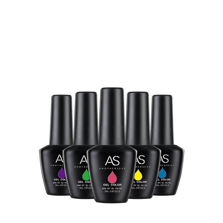AS Temperature Change Glue Gradient Color Nail Polish Glue Durable Waterproof