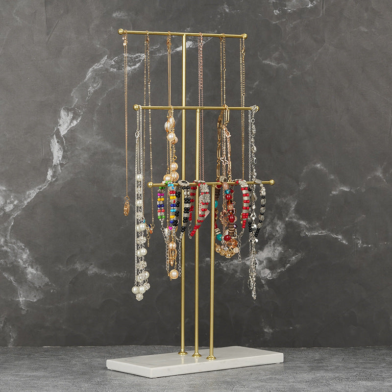 Marble Foundation 3T Jewelry Display Stand