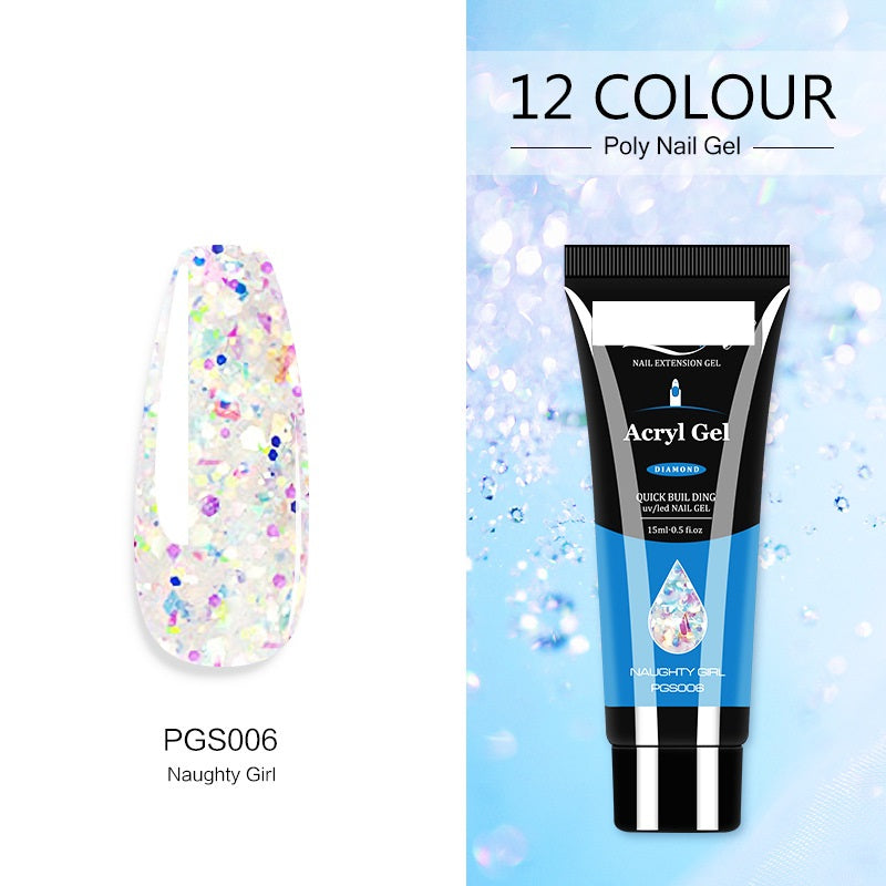 Acryl Gel Women's  Crystal Extender Nail Polish