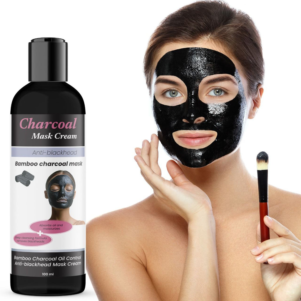Charcoal Anti-Blackhead, Deep Cleansing, Purifying Peel Off Mask - (Pack of 2)