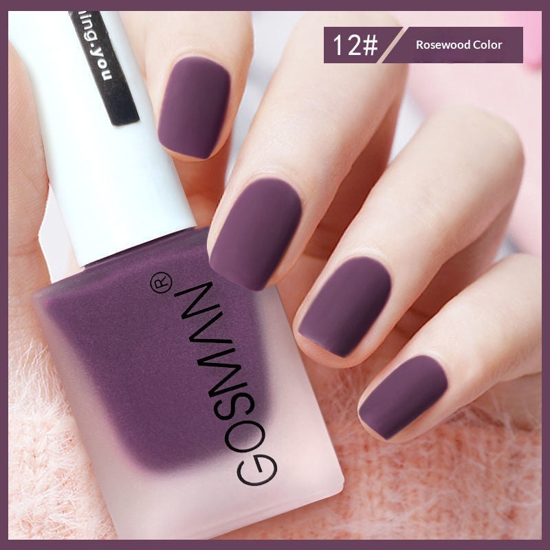 Gosman Quick-dry Matte Nail Polish, Non-peel
