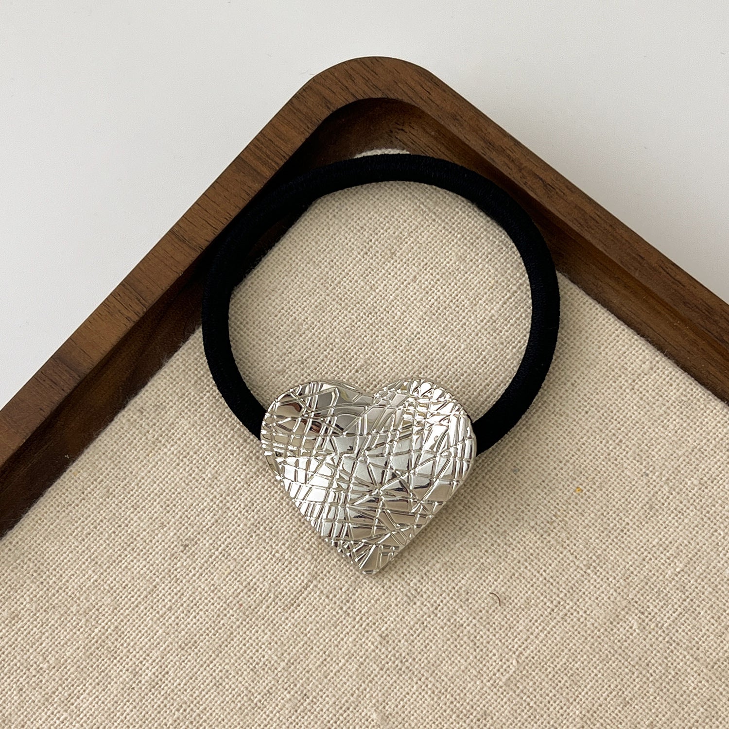 European And American Cold Style Geometric Metal Concave-convex Stretch Retro Head Rope