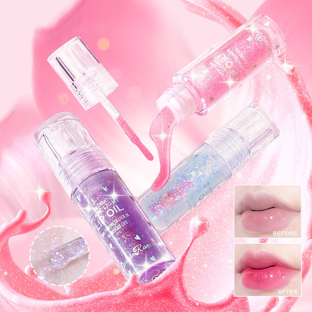 Ice Transparent With Thin And Glittering Pearlescent Moisturizing Lipstick