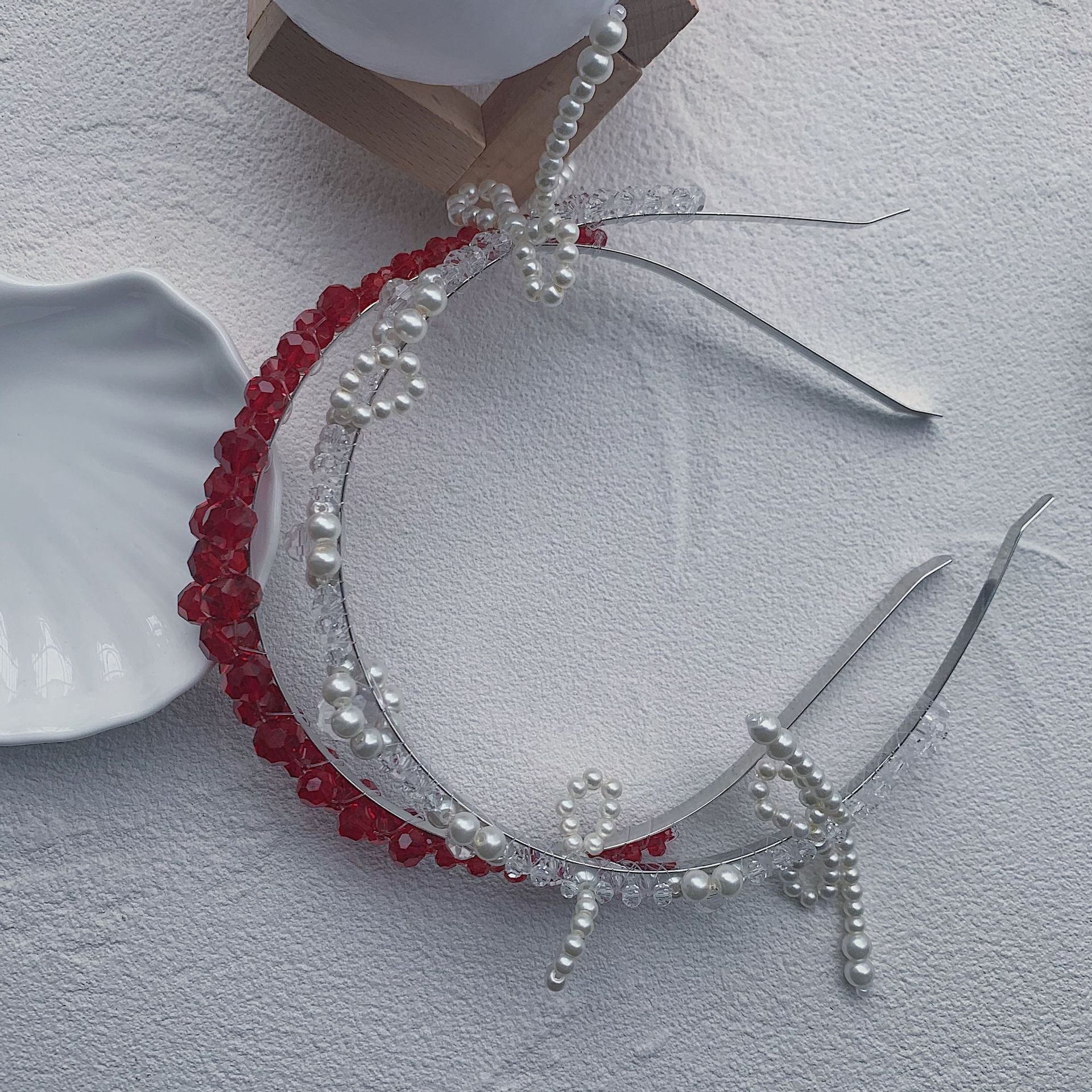 Design Pearl Crystal Hairband Online Celebrity