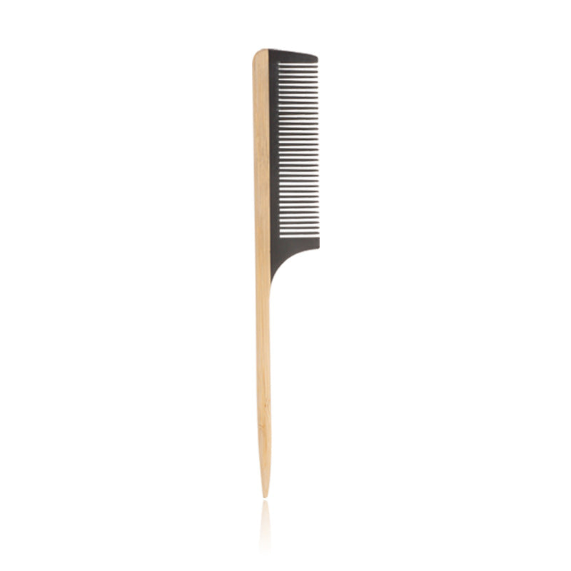 Hair Shunfa Electric Bamboo And Wood Splicing Comb Big Tooth Styling Comb