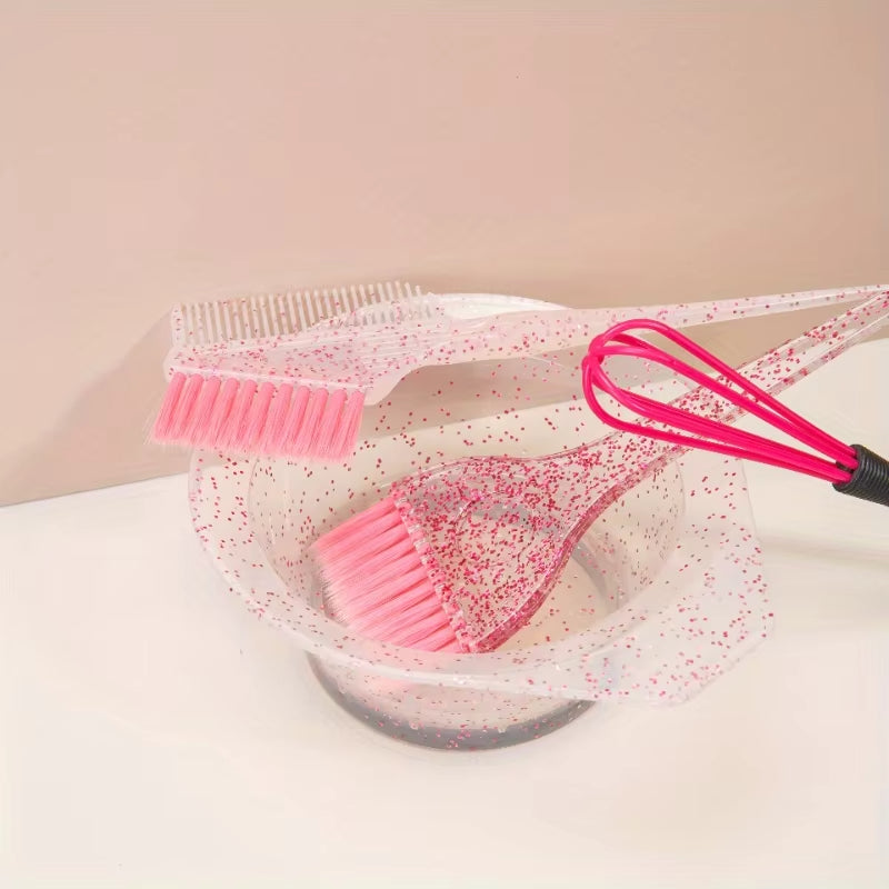 Hair Treatment Oil Transparent Hair Dye Comb Hair Salon Highlighting Tool