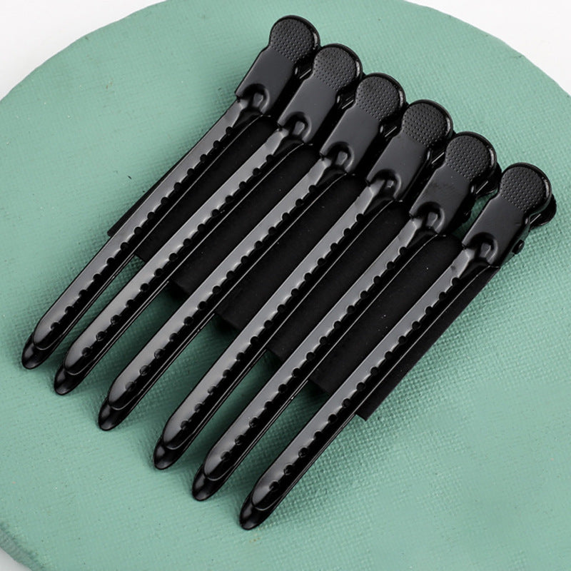 Stainless Steel Hair Styling Hair Root Fluffy Hand Push Corrugated Clip