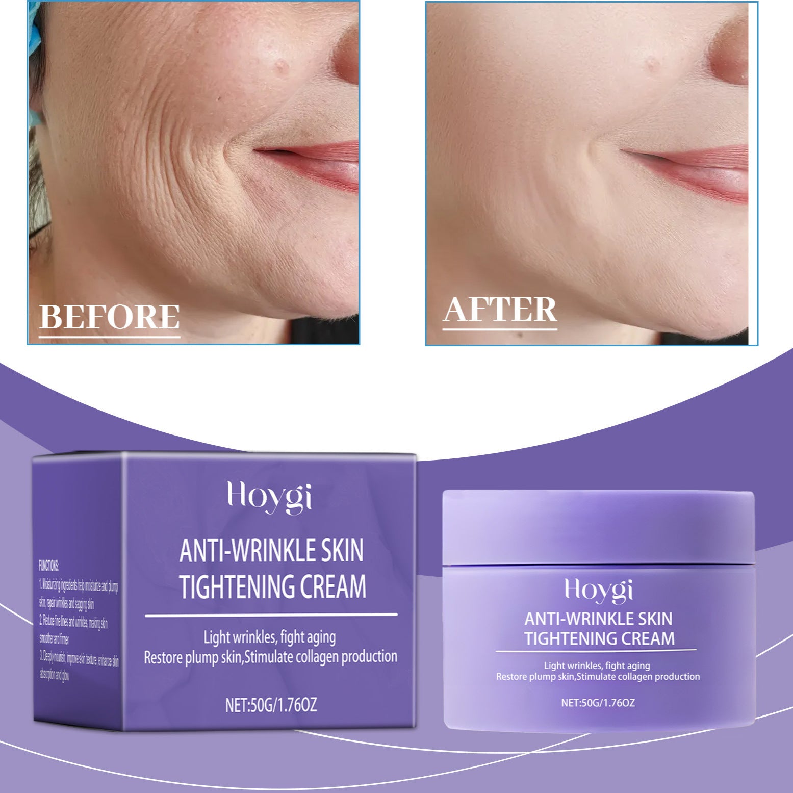 Facial Skin Tightening Cream Gentle And Moisturizing