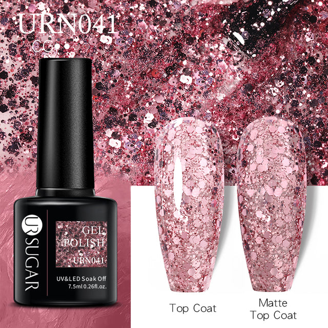 UR Sugar 7.5ml Reflective Glitter Gel Winter Nail Polish