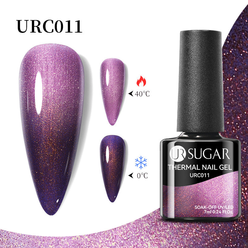 UR Sugar Autumn And Winter New Temperature Change UV Polish Cold And Warm Gradient Nail Glue
