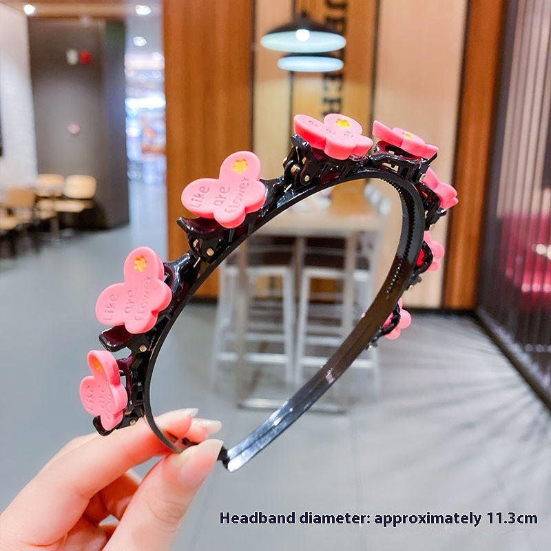 Girls' Clip Hair Accessories Crushed Hair Headband
