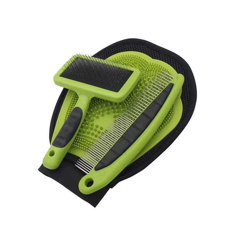 Pet Cleaning Set Pet Rake Comb To Remove Floating Hair Grooming Comb