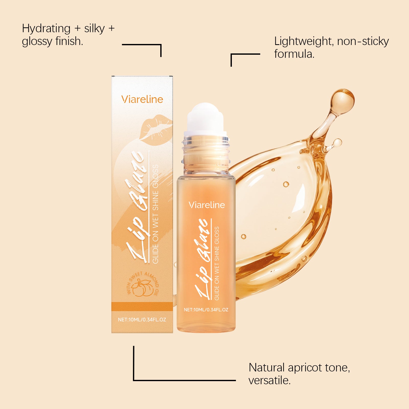 Apricot Moisturizing Lip Gloss